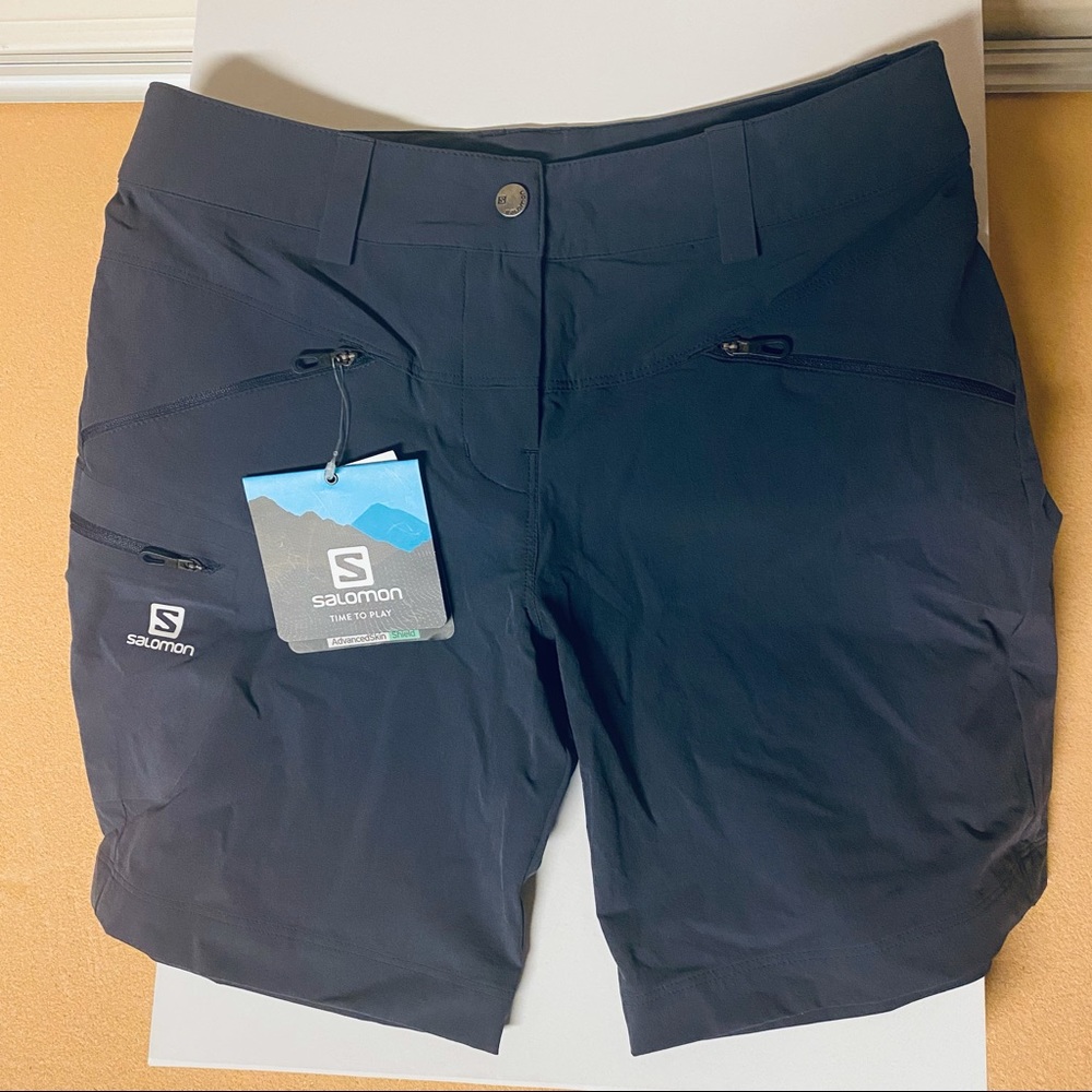 NWT Salomon Wayfarer Short Graphite hiking shorts